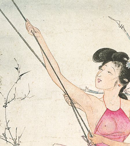 灵寿-胡也佛的仕女画和最知名的金瓶梅秘戏图
